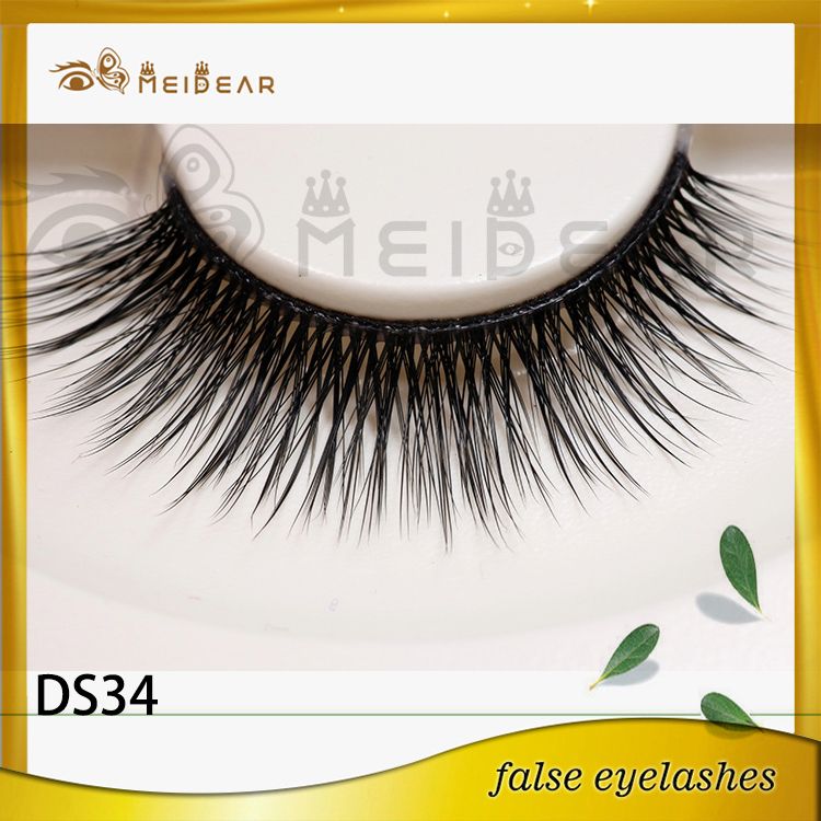 Wholesale dramatic 3d silk eyelashes with custom pacakging box  